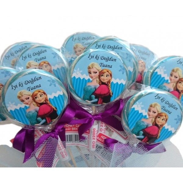 Frozen Elsa Lolipop Şekeri